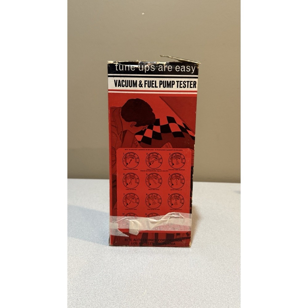 Vintage R.A.C. Vacuum And‎ Fuel Pump Tester For Auto, Truck, Tractor, And Marine - Picture 9 of 10